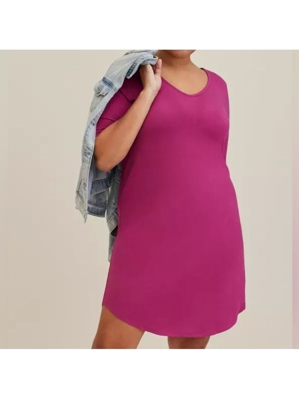 1X  • Torrid • Mini Super Soft Tee Shirt Dress